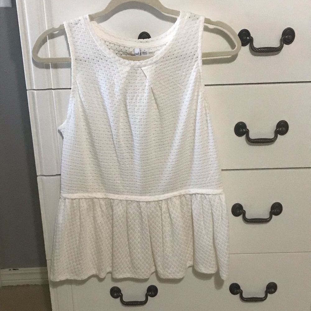 Short Sleeve Peplum Top